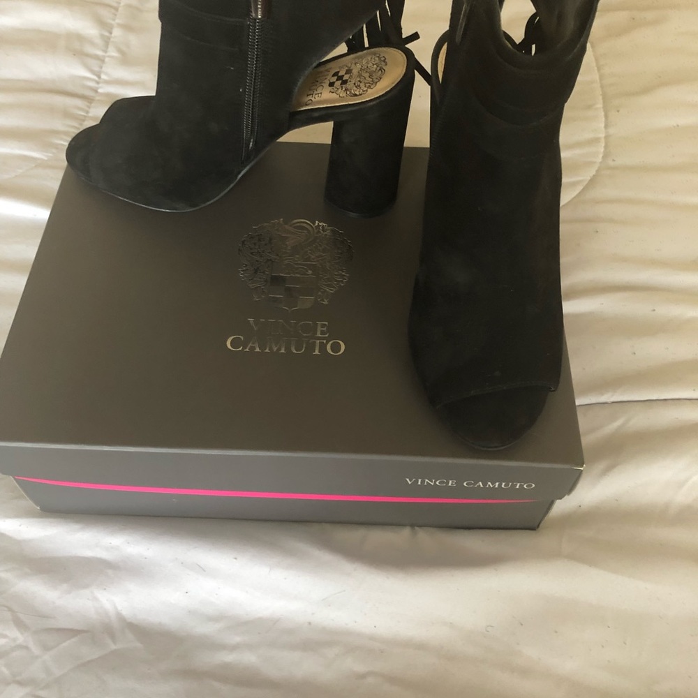 Vince Camuto Black booties. - Picture 2 of 4